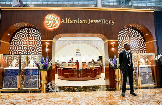 biometric access system installed at alfardan jewellery for enhanced security