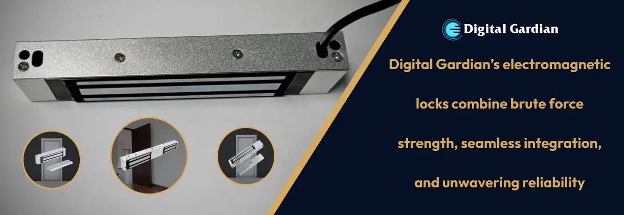 modern electromagnetic lock for secure entry points