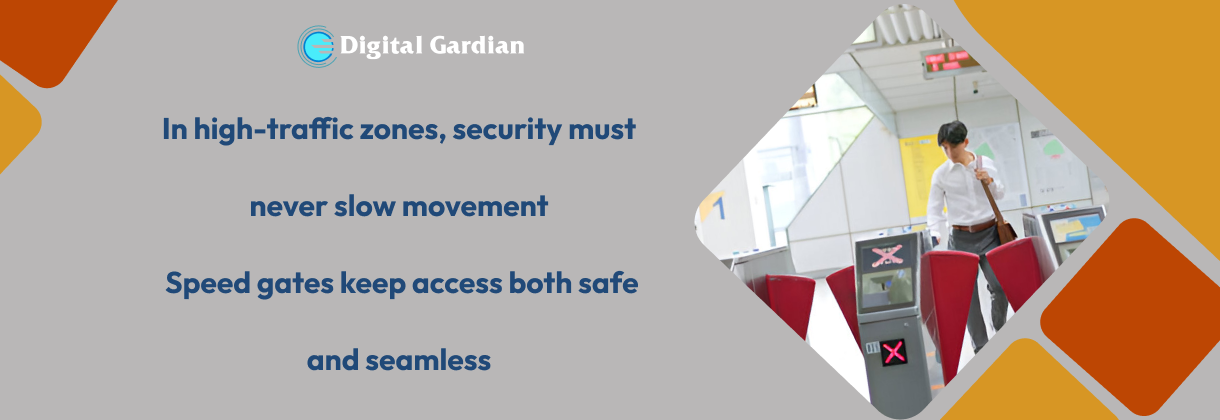 speed gates installation for high-traffic areas