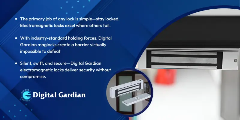 smart door access control system with maglocks